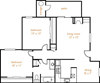 2 Bedroom 1 Bath